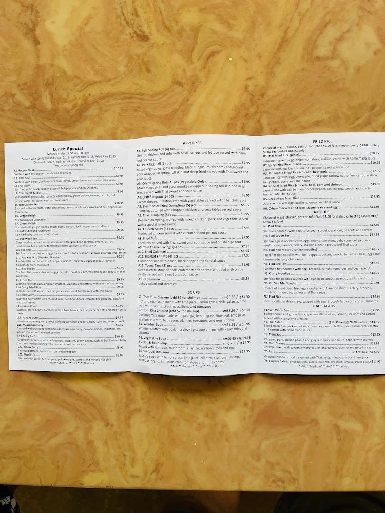 Sweet Rice Thai Cuisine Pepper Steak