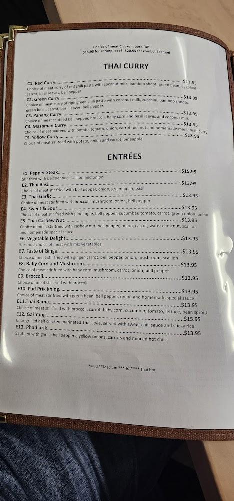 Sweet Rice Thai Cuisine Thai Basil